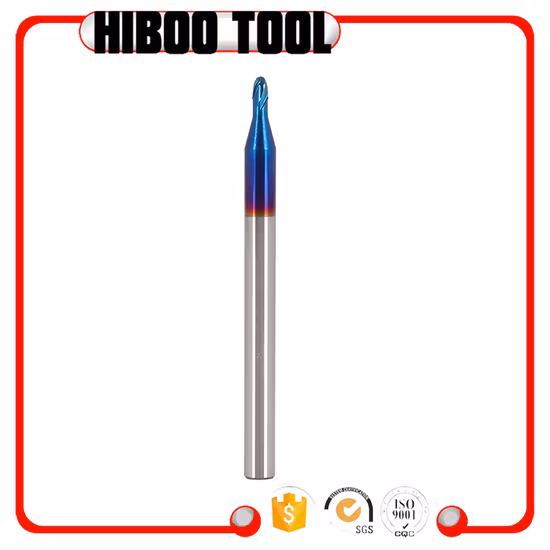 Fraise en bout d'outil de fraise en carbure de tungstène Nano Blue 65 HRC