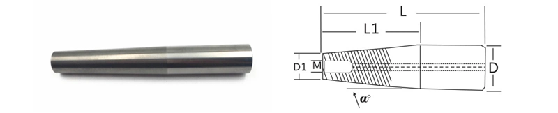 Carbide Boring Bar Cylindrical Extension Shank for Milling Inserts