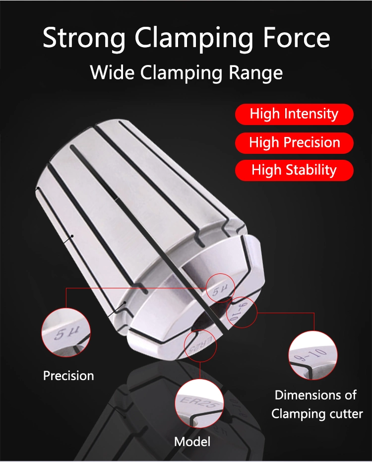 High Precision Fine-Balanced CNC Tools Er Collet Bt40-Er32-100L High Speed Bt40 Er32 Collet Chuck