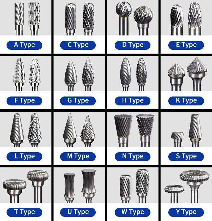 Cylinder Carbide Rotary File Bit Metal Tungsten Carbide Burr (SED-RB-C1)