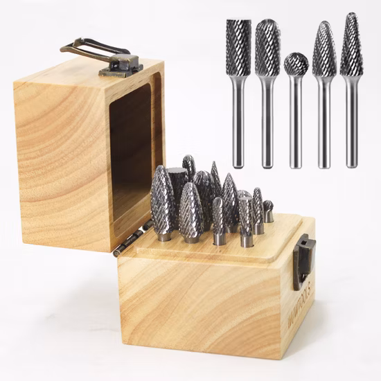 Fraises rotatives en carbure de tungstène à double coupe Fraises en carbure de tungstène