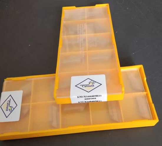 Cutoutil Knux16 0405r11 pour Usinage Acier et Inox Outils de Tournage Plaquettes Carbure