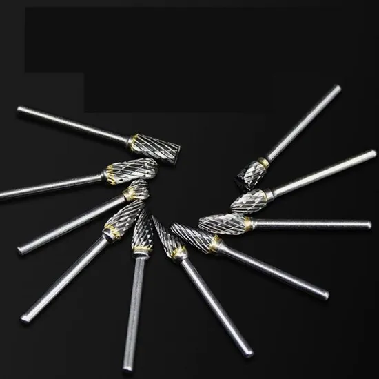 Nettoyage des restes Ébavurage des bords Travail du métal/du bois Maçonnerie Fraises rotatives en carbure de tungstène